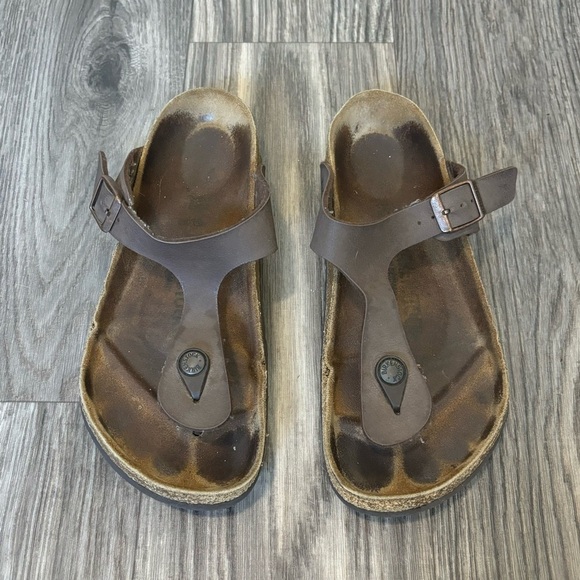 Birkenstock Gizeh Birkibuc Thong Sandals - Picture 3 of 7